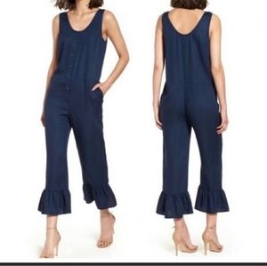 NEW BLUE CHELSEA 28 JUMPSUIT...SIZE:M